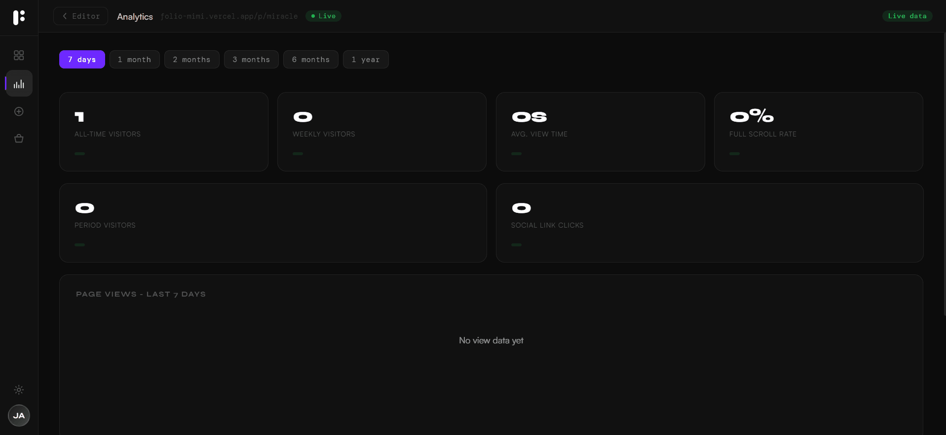 Folio Portfolio Template Generator screenshot 3
